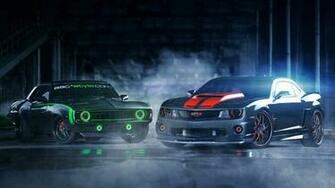 Grandfather And Grandson Chevrolet Camaro Wallpaper Image