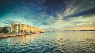River Neva In Saint Petersburg Wallpaper World