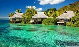 Tropical Lagoon Wallpaper Desktop