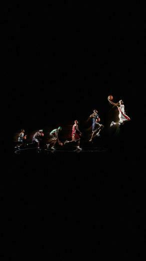 Lebron James Nba Basketball Sports Dark Art Wallpaper HD iPhone