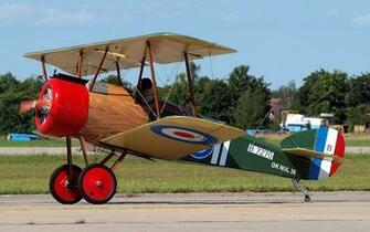 World War I Sopwith Camel Biplane Wallpaper Art HD