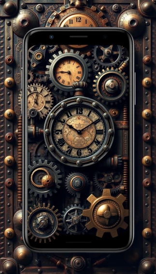 Steampunk Phone Wallpaper