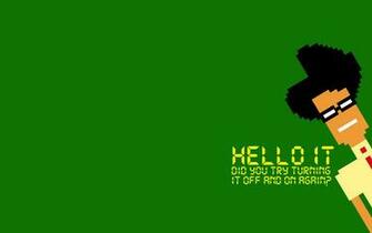 The It Crowd Green Bit Game Computer Wallpaper