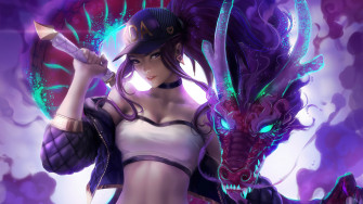 K Da Akali Dragon 4k Phone iPhone Wallpaper 2980a