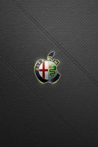 Alfa Romeo Apple Logo iPhone Ipod Touch Android Wallpaper