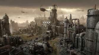 Kitbash 3d Dieselpunk Cover Art By Max Bedulenko