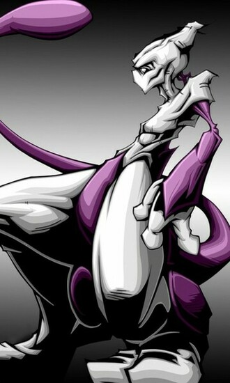 Mewtwo Pokemon Mobile Wallpaper