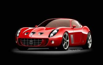 Wallpaper Black With Red Car
