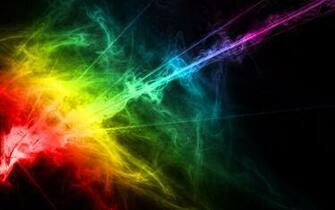 Colorful Smoke Wallpaper Burst Rainbows