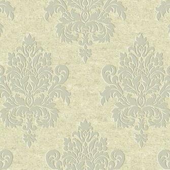 Gold And Grey Etched Damask Wallpaper Wall Sticker Outlet