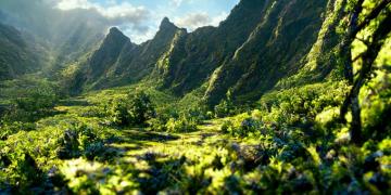 Artwork Midjourney Ai Generated Nature Landscape Mountains