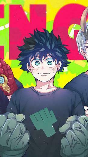 My Hero Academia Izuku Shoto Katsuki Eijiro Denki 4k