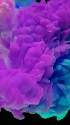 Wallpaper Paint Clot Purple Blue QHD Samsung