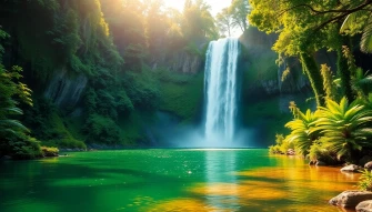 3d Beautiful Waterfall Wallpaper