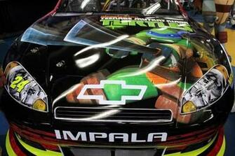 Picture Awesome Teenage Mutant Turtles Scheme On Jeff Gordon S Car
