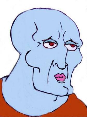 Handsome Squidward By Hiruma