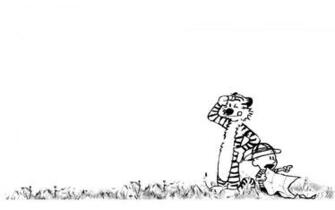 Calvin And Hobbes Wallpaper Black White Net