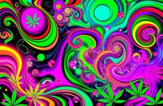 Psychedelic Weed Wallpaper