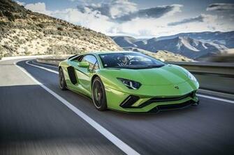 Lamborghini Aventador S Front Three Quarter In Motion
