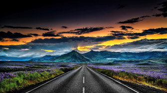 Road Scenery Iceland Landscape 4k Wallpaper