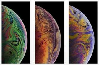 The iPhone Xs Max Wallpaper Of Bubbles