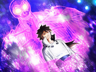 Indra Tsutsuki Unleashing His Power In Battle Wallpaper