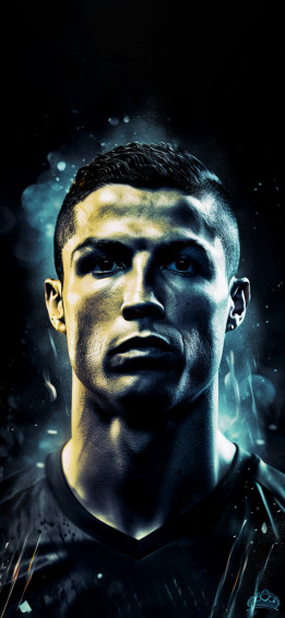 Cristiano Ronaldo Dark Wallpaper Soccer For iPhone