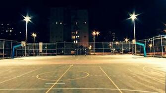 Wallpaper For Dark Basketball Court