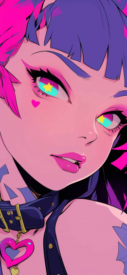 Glamorous Closeup Baddie Girl Wallpaper
