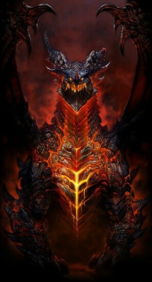 Deathwing Artwork Wallpaper Fantasy