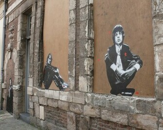 Classic Rock Graffiti Wallpaper