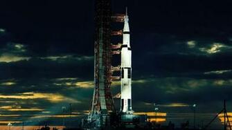 Landing Saturn V Carrier Rocket Wallpaper Hq