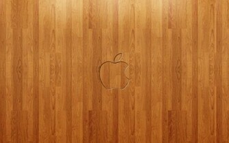 Wooden Logo Desktop Pc And Mac Wallpaper