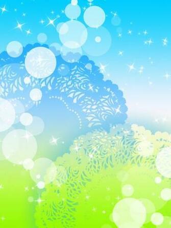 Green Blue Background By Yuninaoki