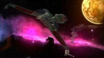 Series Star Trek Enterprise Picard Klingon Bird Of Prey Wallpaper