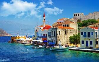 Greek Islands Wallpaper Greece Pier HD Love