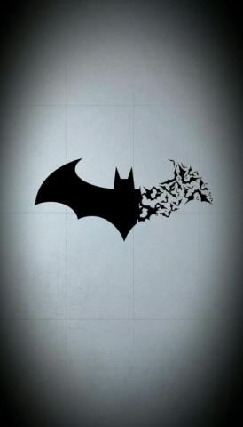 Batman Logo Half Dark Light Wallpaper