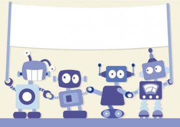 I Robots Robot Illustration Background Nursery