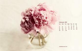 February HD Calendar For Desktop Wallpaper Pc