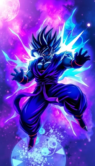 Black Goku Mobile Wallpaper
