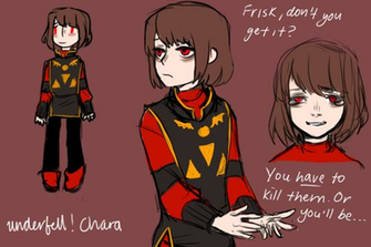 E621 Brown Chara Underfell Undertale Clothing