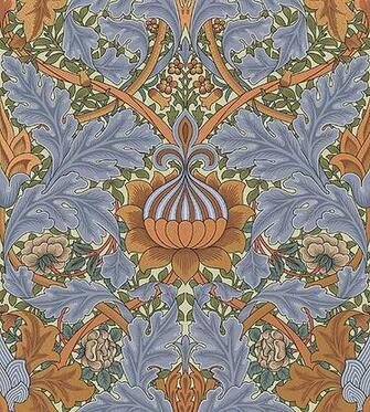St James Damask Wallpaper Victorian Bradbury