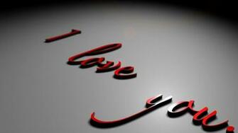 Wallpaper Declaration Of Love I You Letters