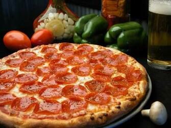 Pepperoni Pizza Wallpaper Subwallpaper