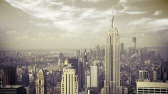 Empire State Building Manhattan New York City Wallpaper