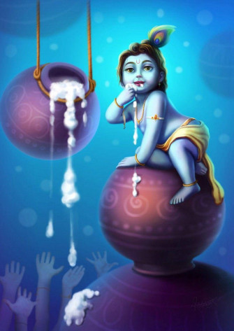 Little Krishna HD Wallpaper