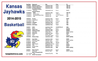 College Basketball Desktop Wallpaper Schedules