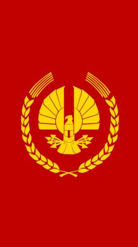 The Hunger Games Panem Flag 4k Phone Wallpaper By Rezowno On