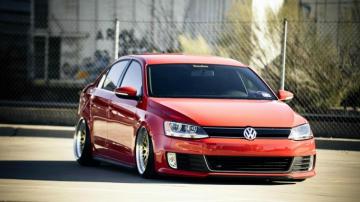 Volkswagen Jetta Gli Tuning Custom Rims Low Car HD Wallpaper