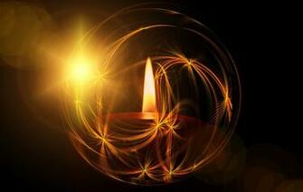 Great Candle Themed Christmas Wallpaper Or Xmas Background